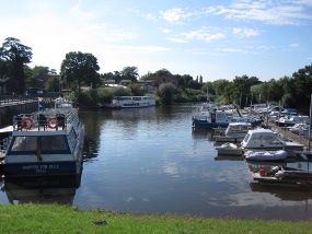 Celler Hafen an der Aller.