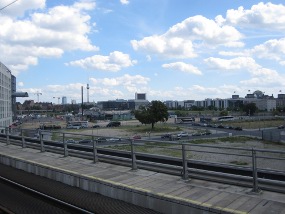 Vom Hauptbahnhof in Richtung Regierungsviertel.